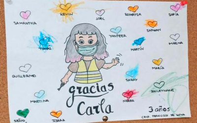 TE QUEREMOS MUCHO CARLA